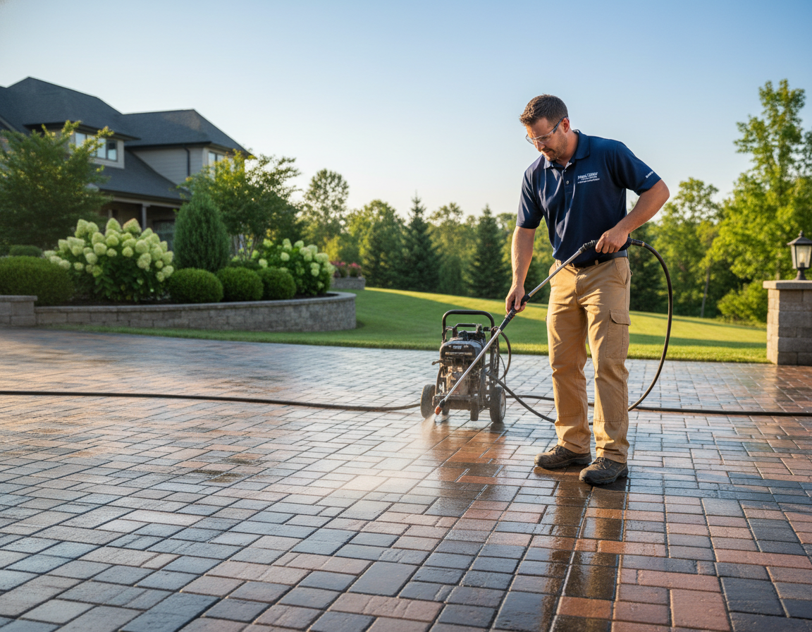 Concrete Paver Sealing In Westerville